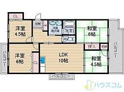 尾勝山ハイツ 3階