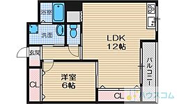 ハイツ舟木 1LDKの間取図画像