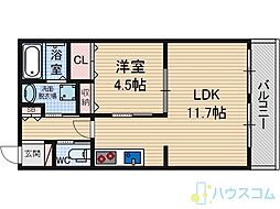 サンブルームネオ 1LDKの間取図画像
