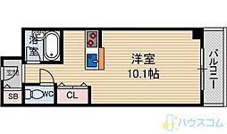 グリーンハイツ豊川1 ワンルームの間取図画像