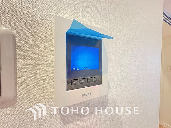 来客が一目でわかるモニター付きインターホン