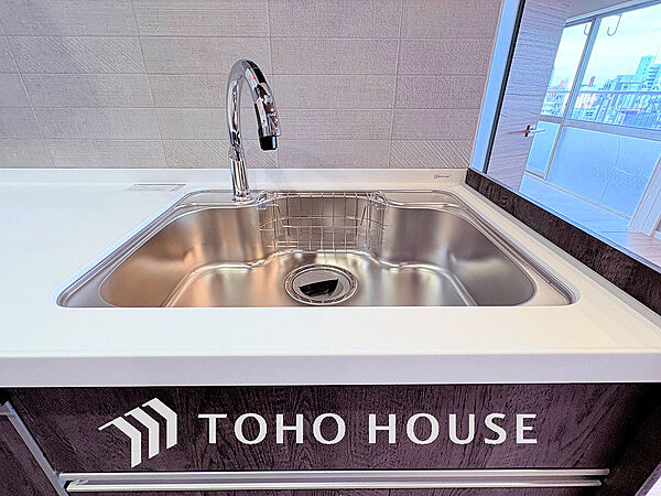 浄水機付きのシステムキッチンでお料理も楽しくなりますね