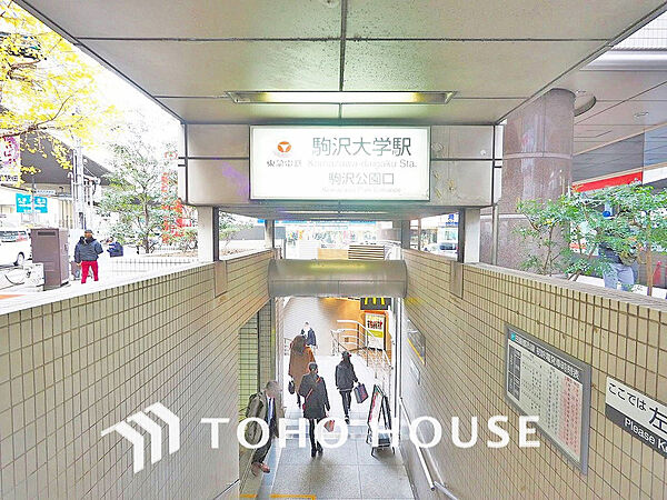 東急田園都市線「駒沢大学」駅　距離800ｍ