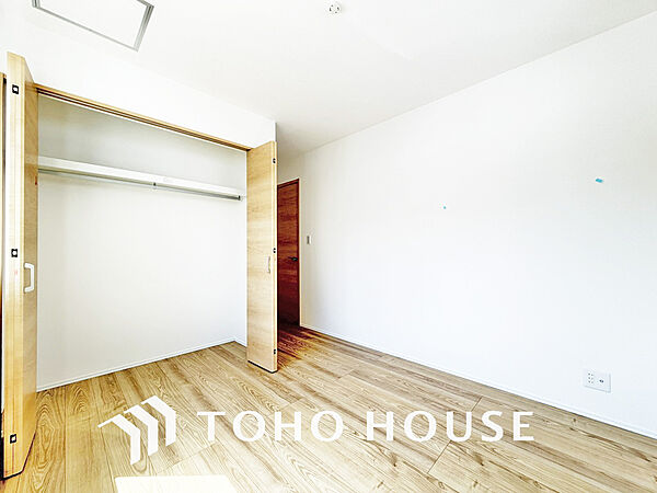 全居室に収納スペースを完備、荷物が多い方でも安心の収納力