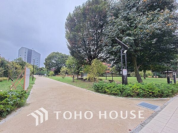 三田台公園　距離600m