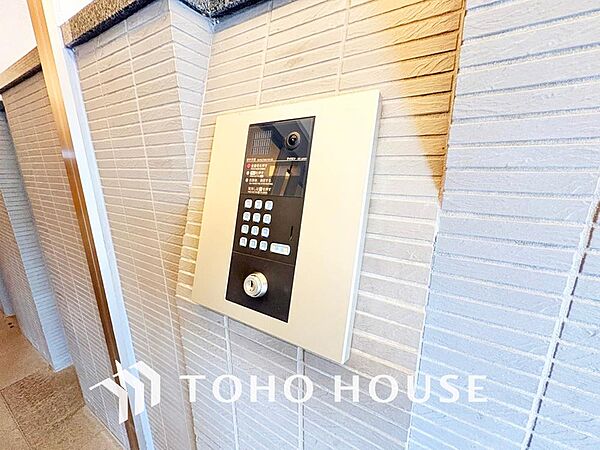 オートロック付きで安心のセキュリティ