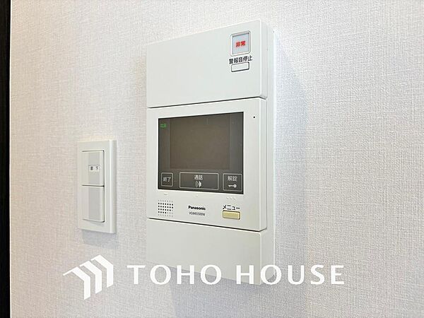 TVモニター付きインターホンで安心のセキュリティ