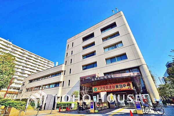横浜市鶴見区役所　距離1600ｍ