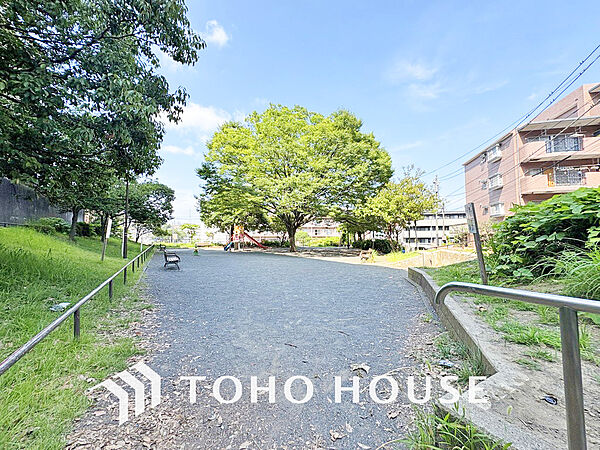 荏田関耕地公園　距離40ｍ