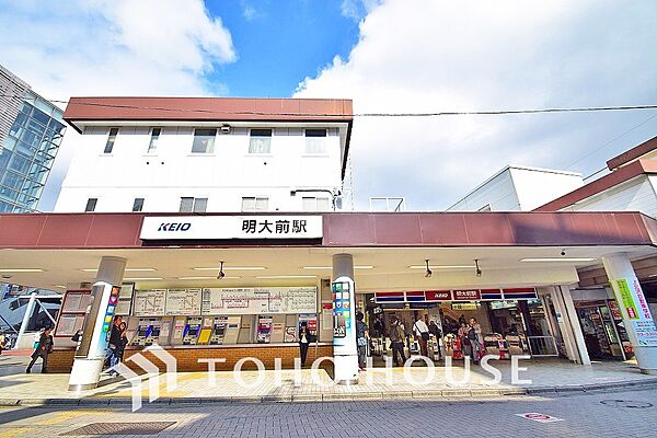 京王井の頭線 「明大前」駅　距離480ｍ