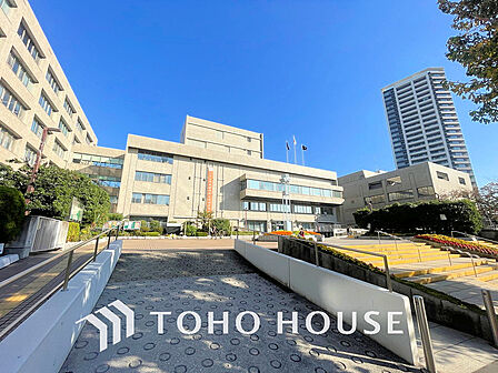 品川区役所　距離1600ｍ