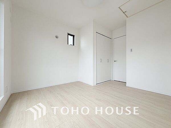 全居室に収納スペースを完備、荷物が多い方でも安心の収納力