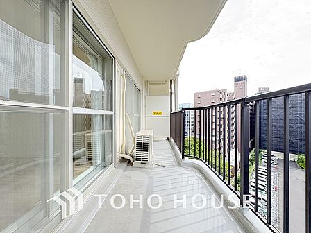 陽当たり良好なバルコニー