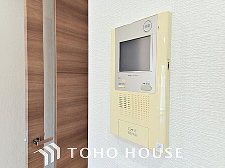 モニター付インターホンで、安心のセキュリティシステム