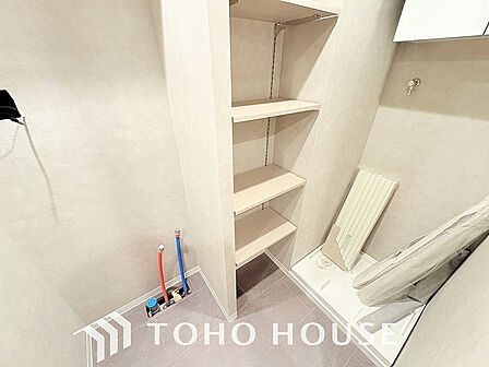 清潔感のある脱衣場