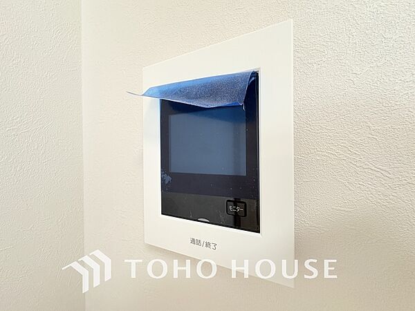 来客が一目でわかるモニター付きインターホン