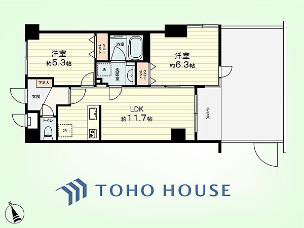 間取りを拡大表示