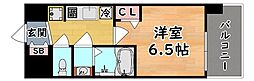 アルティザ王子公園D.C. 1Kの間取図画像