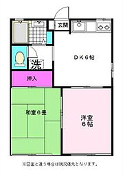 間取図画像 2DK