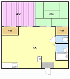 間取図画像 2DK