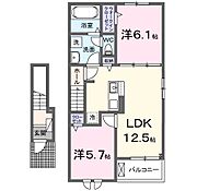 西焼津駅より徒歩8分 2階 新築の賃貸物件