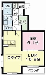 ティエラ・ナタール 1LDKの間取図画像
