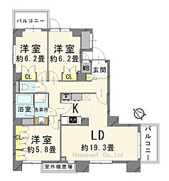 間取図画像 3LDK