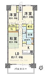 間取図画像 3LDK