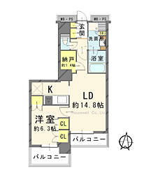 間取図画像 1LDK