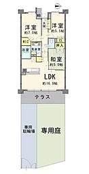 レーベン東鷲宮テラス 3LDKの間取図画像