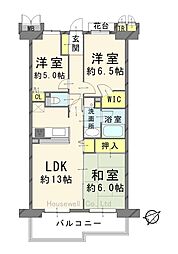 ザ・ウインベル小手指 3LDKの間取図画像