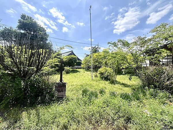 畑部分を敷地内より撮影した写真です。