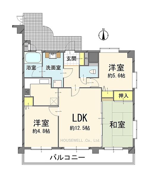 間取りを拡大表示