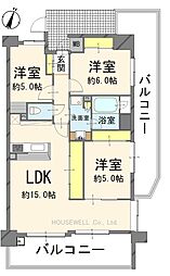 グランスイート鴻巣 3LDKの間取図画像