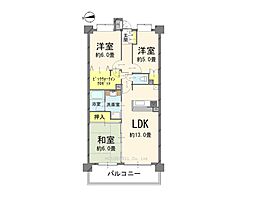 クレストフォルム東京アヴァンセ 3LDKの間取図画像