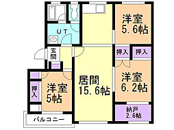 グランドール高丘　Ｂ 3階