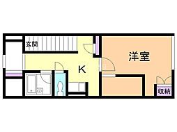 レオパレスＮＩＳＨＩＫＩ 2階