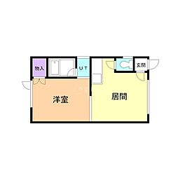 間取図画像 1DK