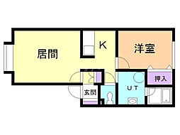 間取図画像 1LDK
