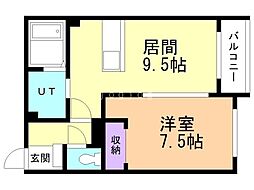 間取図画像 1LDK