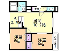 物件の間取り