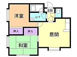 クリスタルハーモニー6 2LDKの間取図画像