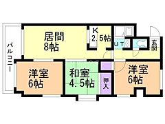 物件の間取り