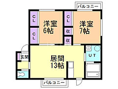 物件の間取り