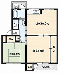 鶴甲コーポ24号棟 2階