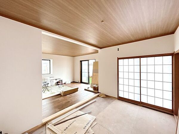 【リフォーム中】1階和室6帖です。LDK拡張を行います。
