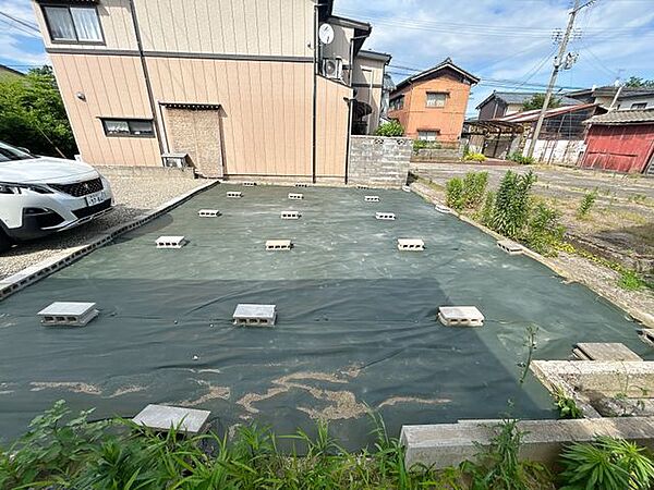 庭です。