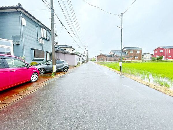 前面道路です。