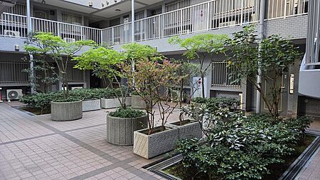 共用部中庭