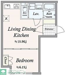 GRAN　PASEO芝公園 1階1LDKの間取り